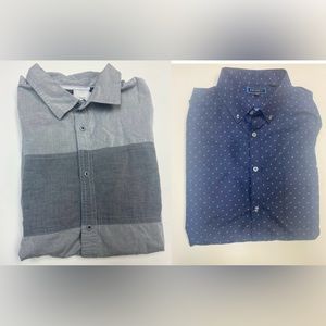 Bundle of 2 Men Short Sleeve Shirts